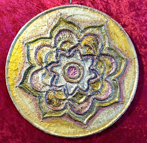 Quadro mandala dipinto mano - dipinto, a