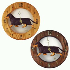 Orologio In Legno Per Bassotto