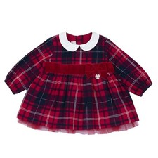 (TG. 12 mesi) Chicco Vestiti - Natale Bambina e Ragazza, Rosso (6), 12 Mesi, Des