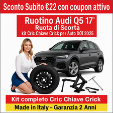 Ruotino Audi Q5 17" Ruota di