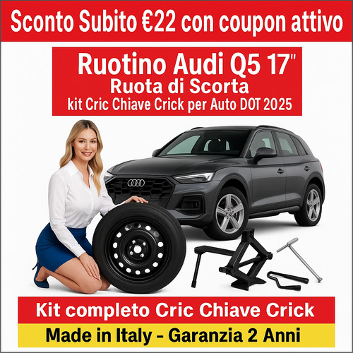 Ruotino scorta audi q5 - ruotino,