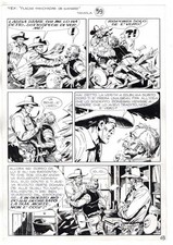 Tex - I fratelli Donegan - p.63 - Miguel Repetto - Tavola Originale  - 2004