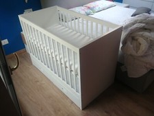 Lettino da bambini IKEA STUVA bianco cm 126x66x86 ottime condizioni