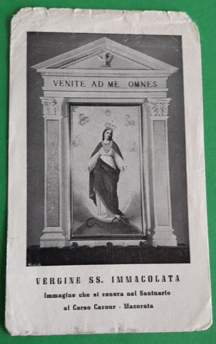 Immaginetta sacra del 1962 - immaginetta,