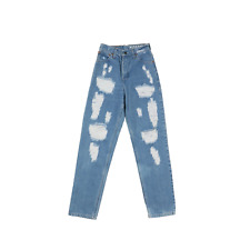 Levi's 513 Mom Fit Customizzato W27 L32 jeans usato denim (Cod.SJ624) Levis