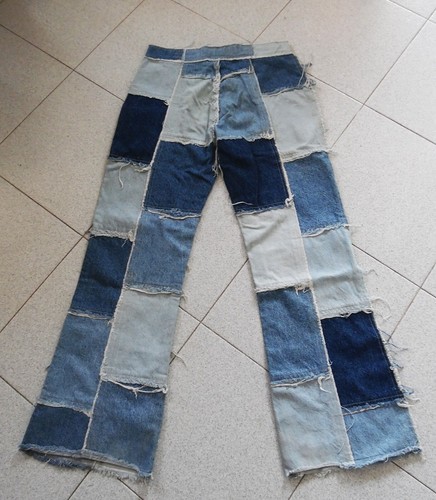 Pantalone jeans hippy vintage - jeans,