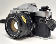 FUJICA AX-1 / Fotocamera Reflex (Anni '80s) Obiettivo X-Fujinon 1:1.9 f 50mm.
