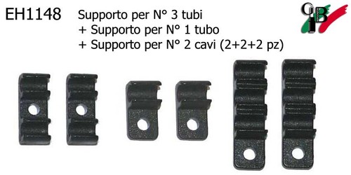 Supporti per tubi cavi - per, e