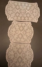 Centrini uncinetto, tris fatto