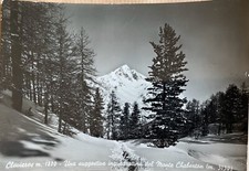 Cartolina Claviere Clavières Torino Monte Chaberton viaggiata