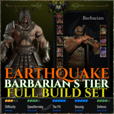 💥Diablo 4💥EARTHQUAKE BARBARIAN💥 ENDGAME BUILD 💥 STAGIONE 9 SINS OF HORADRIM