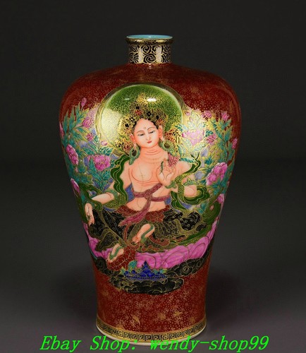 Vaso bottiglia tangka buddha - vaso,