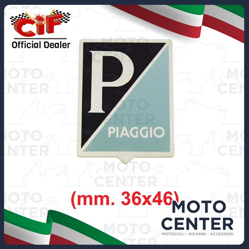 Scudetto piaggio alluminio - scudetto, in