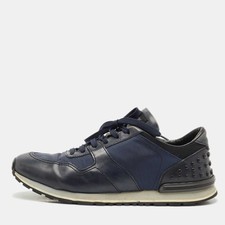 Tods BlackBlue Leather and