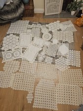 Vintage lace cotton doilies