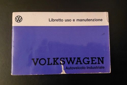 Libretto uso manutenzione vw - uso,