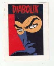 Adesivo DIABOLIK Volto - sticker vintage 6x8 cm