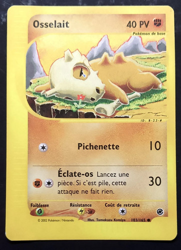 Carte pokémon osselait - :,