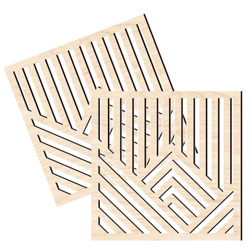 Pezzi astratto decorazione - 2,