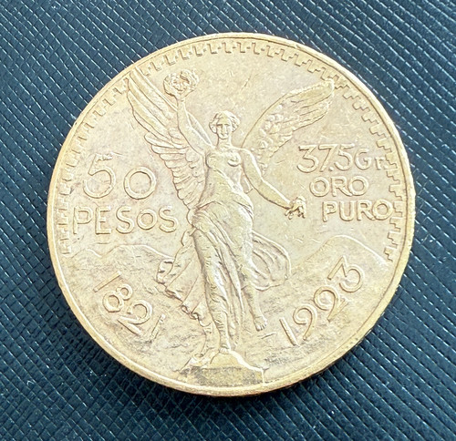 Messico 1923 oro pesos - oro, 50