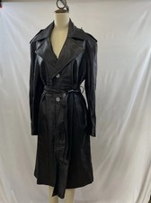 Giacca trench pelle vintage