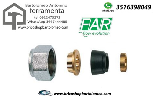 Adattatore far per tubo rame - far,