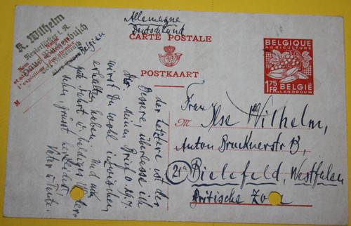 Belgio intero postale - belgio,,