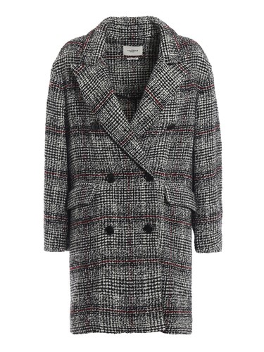 Cappotto tweed doppiopetto - tweed,