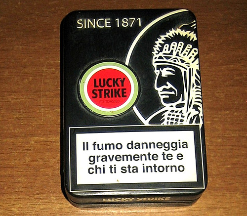 Scatola vuota porta sigarette - vuota,