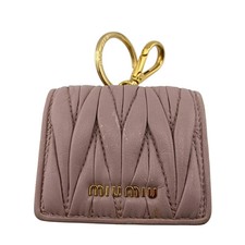 Custodia AirPods Pro in pelle Miu Miu Matelasse borsa rosa vintage autentica