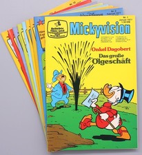 Walt Disney's MICKYVISION 1977 + adesivo 2° Serie Fumetto Ehapa Editore