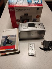 HP Photosmart 475 stampa digitale a getto d'inchiostro scatola aperta - carta, telecomando, inchiostro incluso