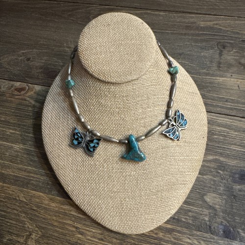 Collana farfalle pietre - collana,