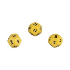 Cubetto A 12 Facce - Dodecaedro - W12 - Giallo