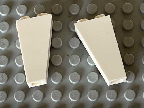 Lego white slope - white, ref