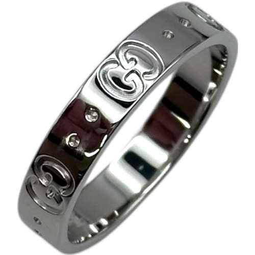 Gucci icon ring oro - gucci, bianco