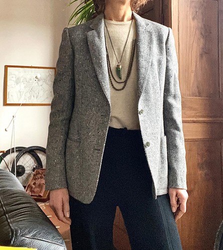 Giacca donna tweed lana - in, di