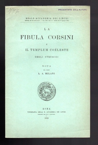 Fibula corsini il templum - e,