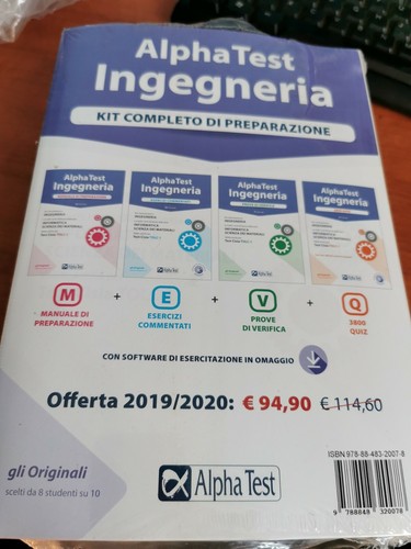 Alpha test ingegneria kit - test,
