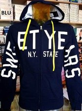 Felpa uomo Sweet Years con logo sulle maniche con tasche e cappuccio art SYU3252