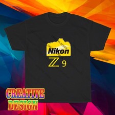 NUOVO! T-shirt manica lunga Nikon serie Z9 logo reflex digitale divertente taglia dalla S alla 5XL