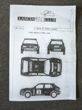 Decal 1/43 Lancia Delta HF
