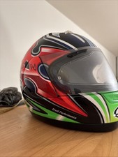 Casco de motocicleta Arai RX-7 Corsair NAKANO S vintage MotoGP