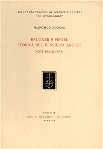 Adorno francesco brucker e - adorno,francesco.,