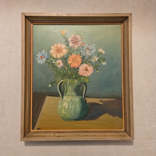 Dipinto olio vintage natura - a,