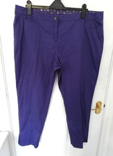 Pantalone cotone viola Maine