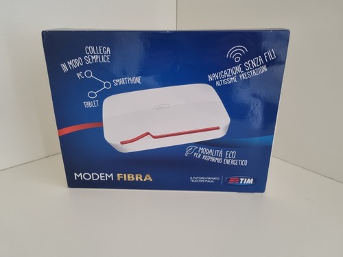 Modem adsl fibra tim - fibra, bianco