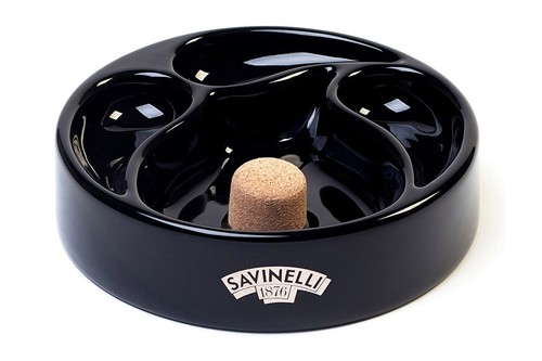 Savinelli black ceramic pipe - ceramic,
