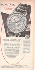 LONGINES CONQUEST AUTOMATIC OROLOGIO Pubblicità 1 pagina clipping 1959 originale