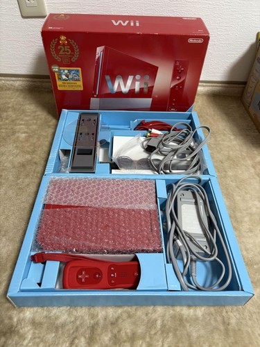 Nintendo wii red console - wii,